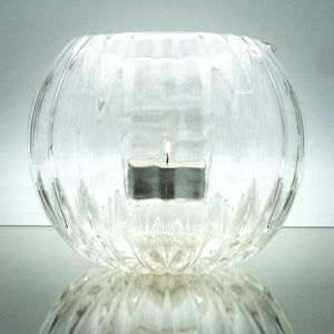Optical Bubble Lite Small Ribbed - Tealight Candle Holder - BLO1S